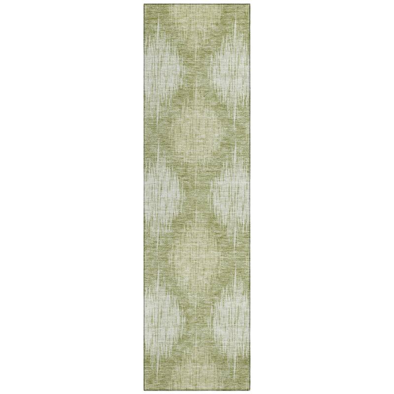 Machine Washable Indoor/ Outdoor Chantille Contemporary Geo Rug