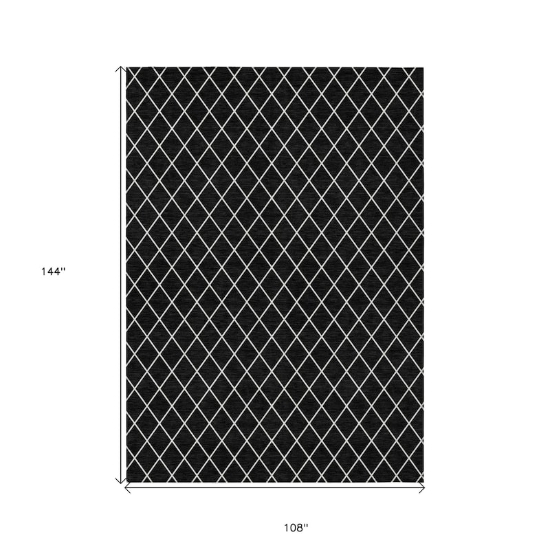 HomeRoots Geometric Transitional Rectangle Outdoor Rug