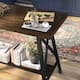 Industrial Weathered Oak 47-inch Wide Wood Top Counter Height Table by Furniture of America