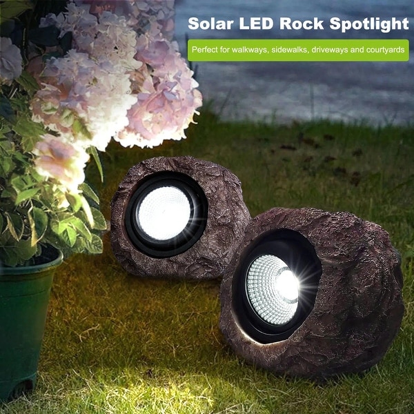 Solar powered yard spotlight cheap