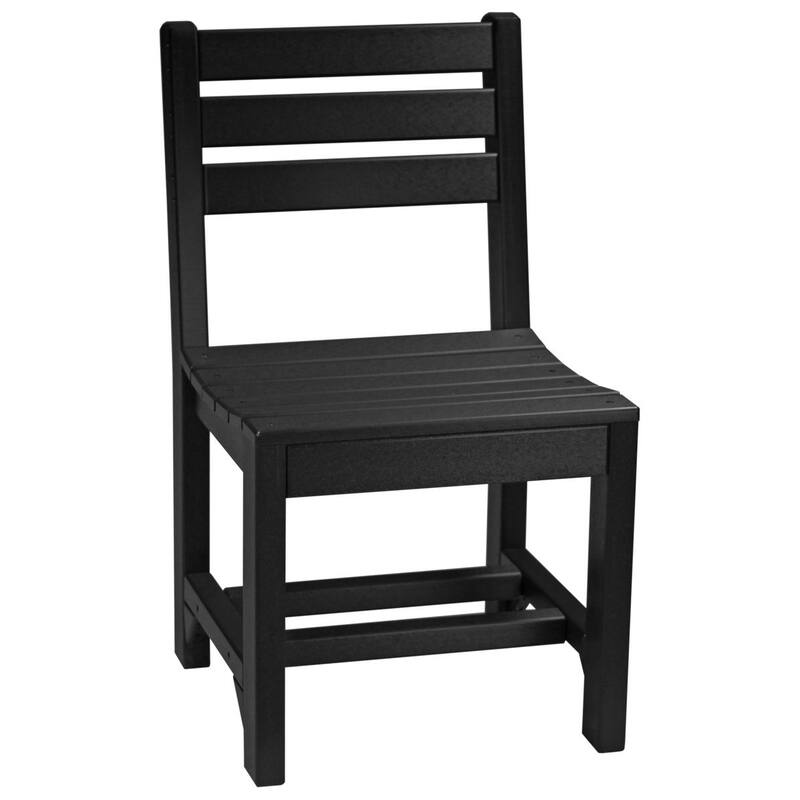 Set of 4 Poly Lumber Island Side Chairs