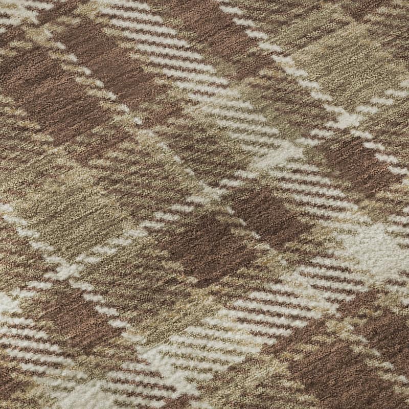 Premium Washable Super Soft Plaid Mayfield Rug