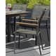 preview thumbnail 5 of 18, Catania Dark Gray 11-Piece Aluminum Outdoor Dining Set with Sling Set in Pewter