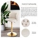 preview thumbnail 2 of 109, Modern Upholstered Swivel Adjusatble Height Leather Barstools Set of 6