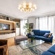 preview thumbnail 15 of 22, 38.5" Mid Century Semi Flush Mount Ceiling Light Modern Sputnik Chandelier