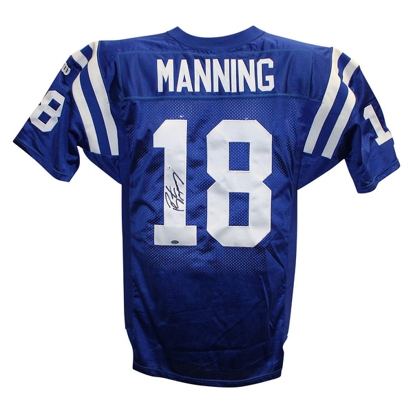 peyton manning autographed colts jersey