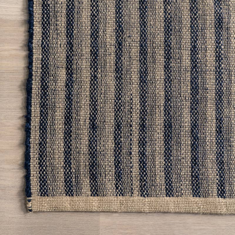 Lake Striped Jute Area Rug