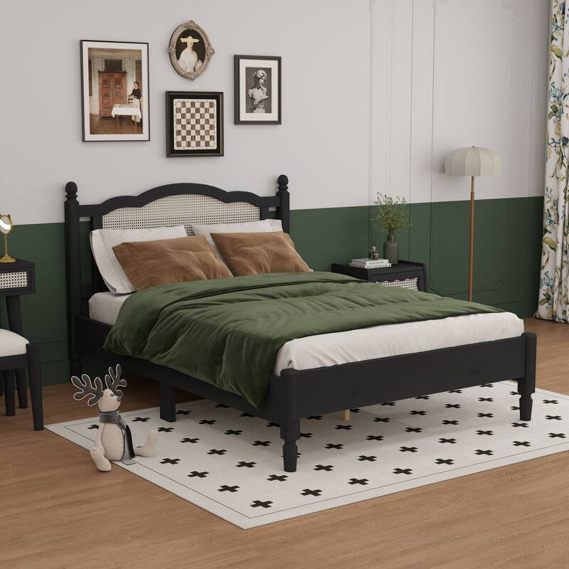 Wooden Platform Bed