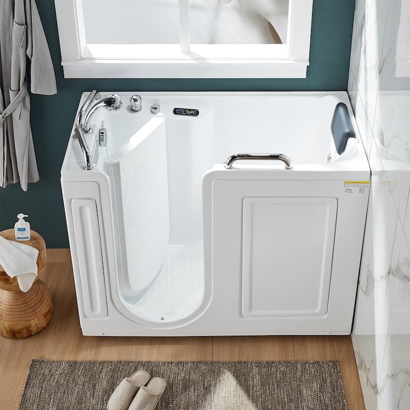 A&E Bath Oneal Alcove Walk-In Jetted Tub - 53-inch