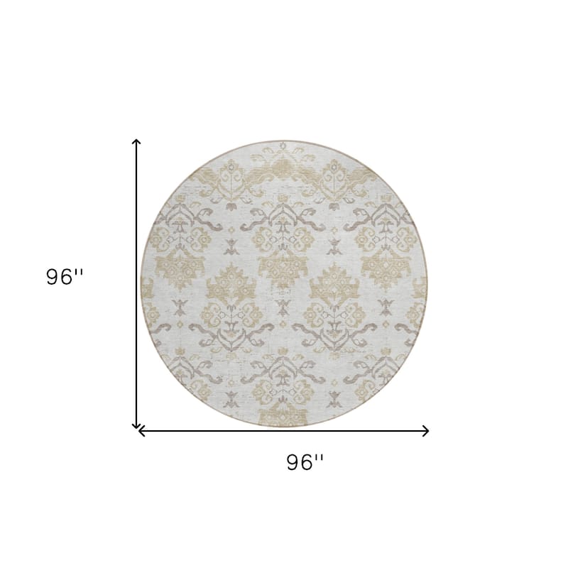 HomeRoots Oriental Transitional Rectangle Outdoor Rug