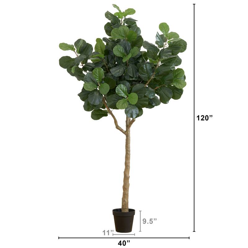 10' Artificial Fiddle Leaf Fig Tree