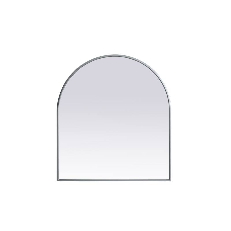 Elegant Lighting MR1A2730 Ayra 27" W x 30" H Modern Arched Bathroom - Silver
