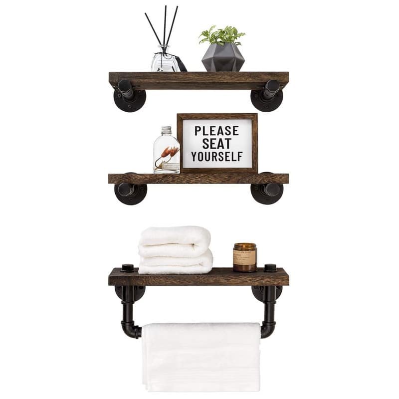Floating Shelves - 1"D x 17"W x 5.3"H