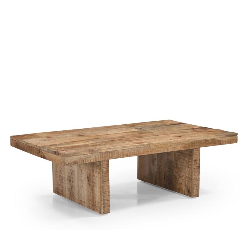 Mango Wood Coffee Table - 53" x 28"
