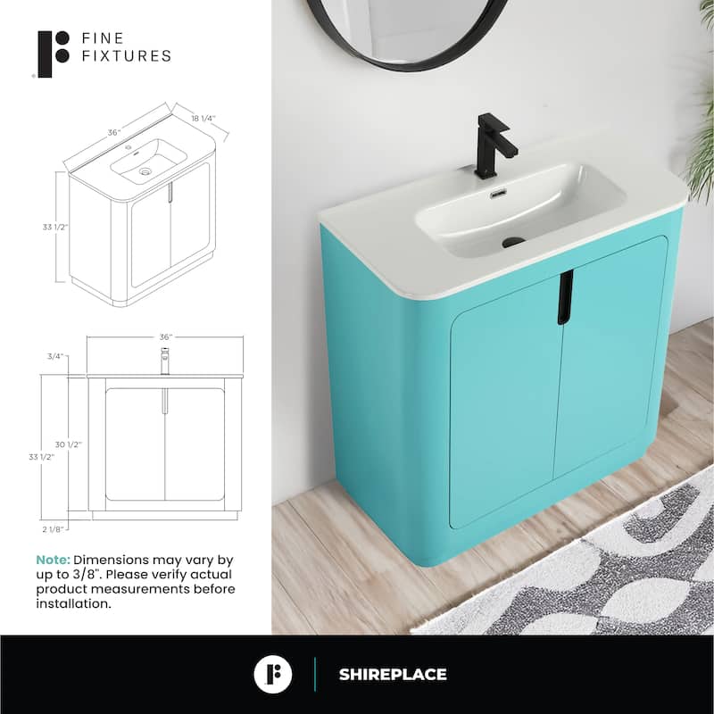 Fine Fixtures Shireplace Bathroom Vanity with Sink