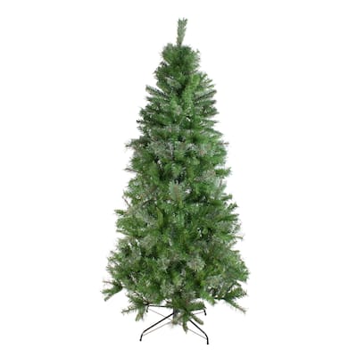Medium Mixed Cashmere Pine Artificial Christmas Tree - 7.5' - Unlit - 7.5 Foot