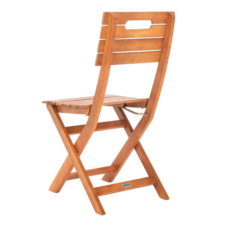 SAFAVIEH Outdoor Alfrin Folding Chairs - 16Wx21Dx34H
