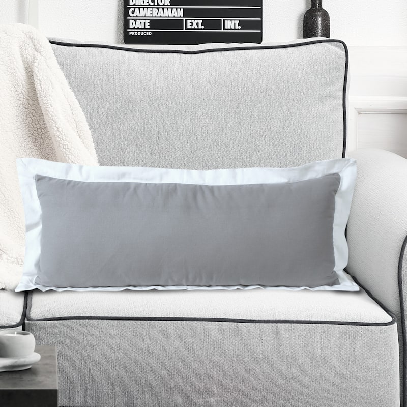 Sevita Bright Bordered Throw Pillow