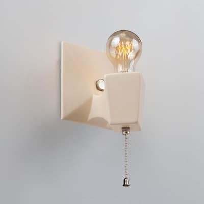 Ceramic Geo Wall Sconce