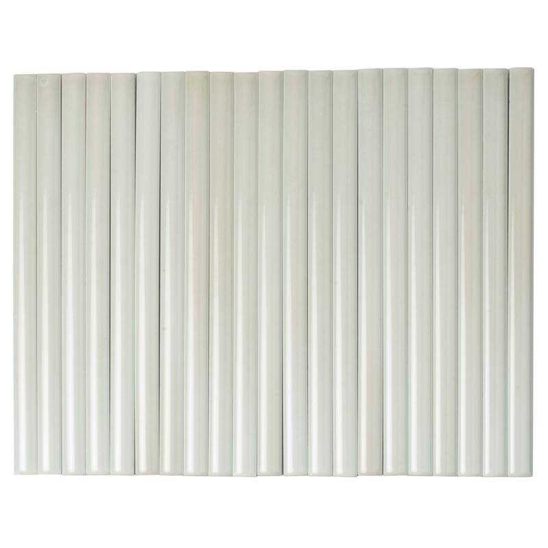 Apollo tile 0.5" x 8" Silken Glossy Tea Green Ceramic Tile (0.3 sq ft/case) - 10 Pack