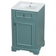 preview thumbnail 118 of 139, GDFStudio - Lisa 20" Freestanding Bathroom Vanity with Ceramic Sink, Soft-Close Door & Storage Rack
