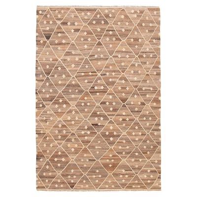 Sivas Brown Kilim 6'8" x 9'11" - 6'8 x 9'11
