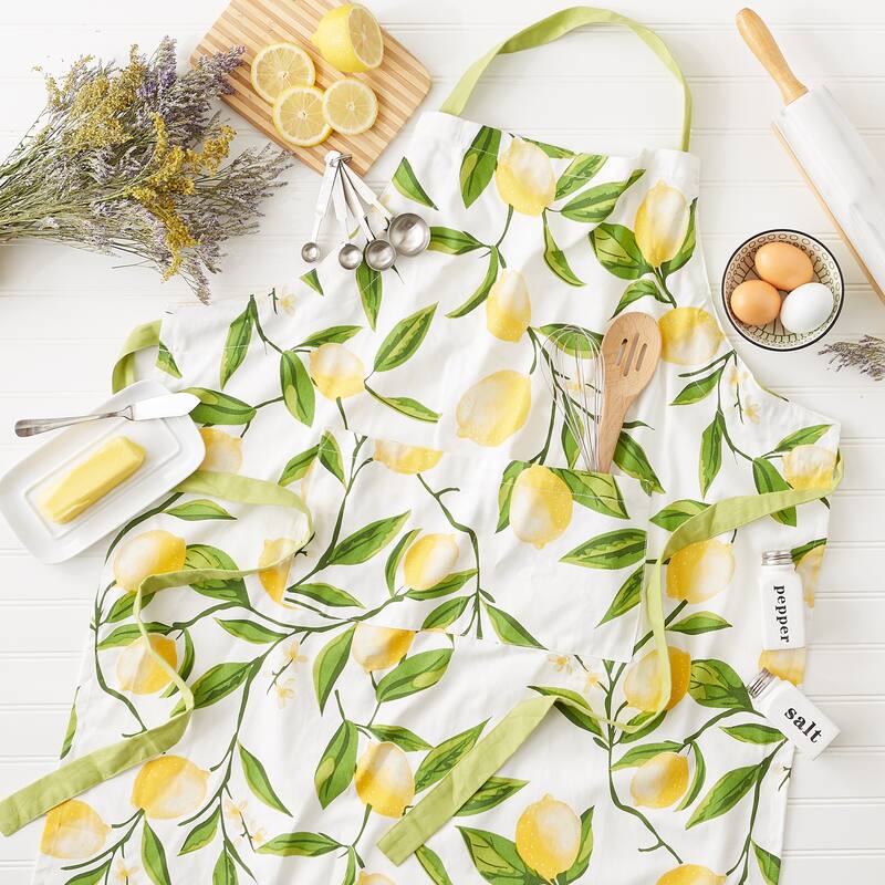Lemon Bliss Print Chef Apron - Chef Apron