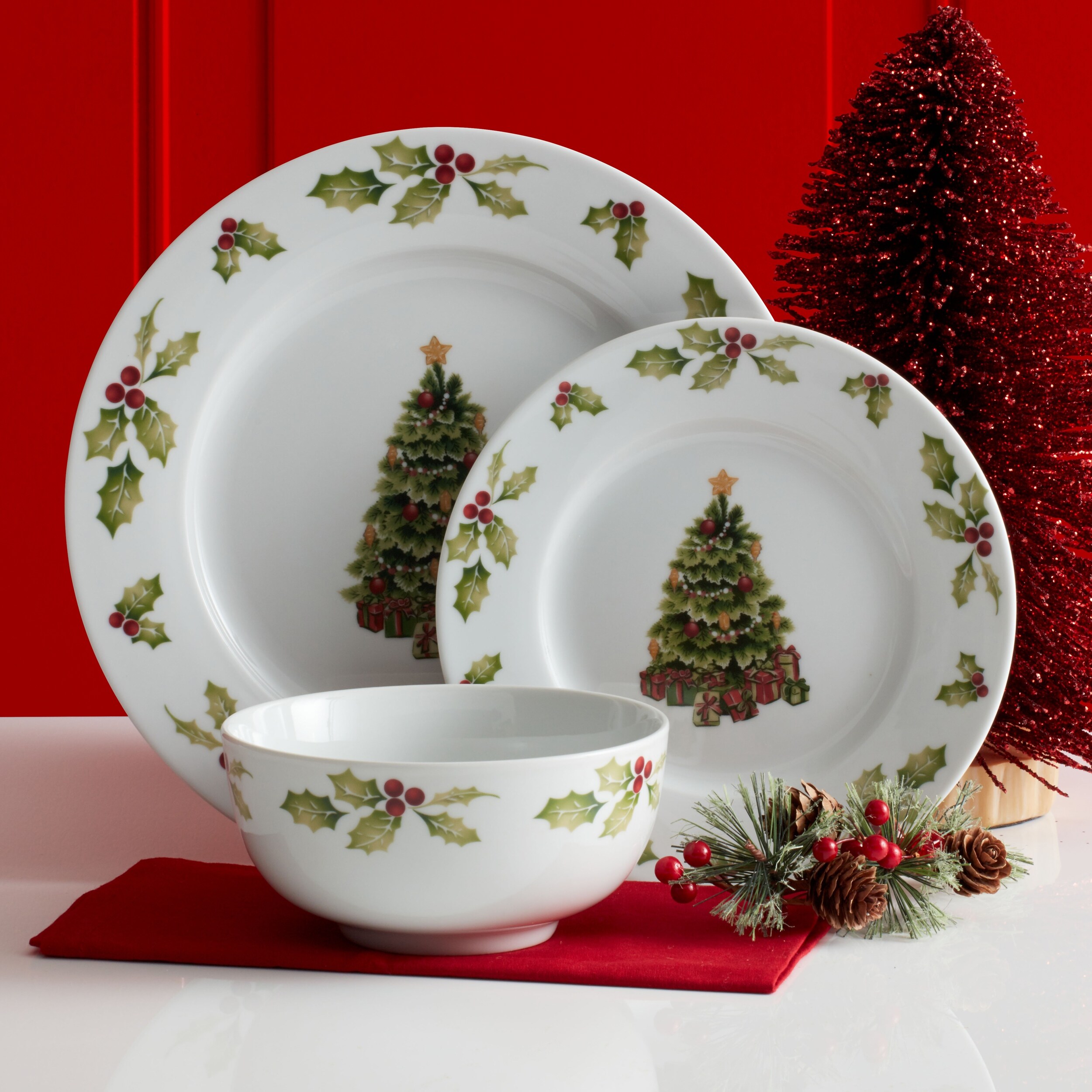 Pfaltzgraff Christmas Dinner Service For Spode Christmas Tree 12