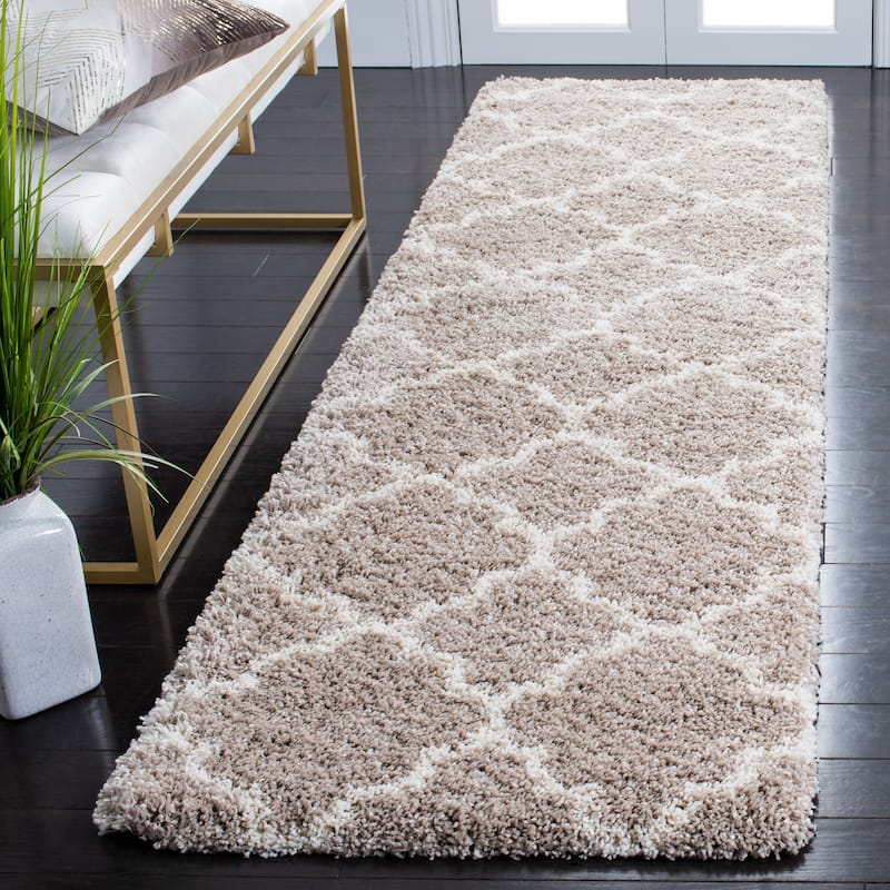 SAFAVIEH Hudson Shag Vitchka Glam Trellis 2-inch Area Rug