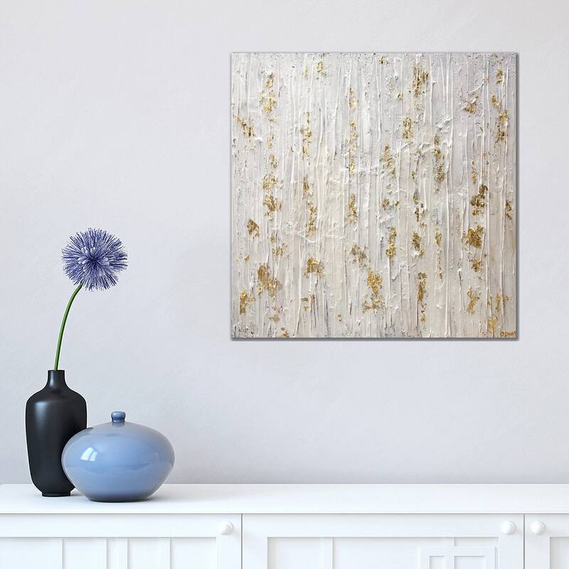 iCanvas "Gold Is The New White" by Osnat Tzadok Canvas Print - 18x18x1.5