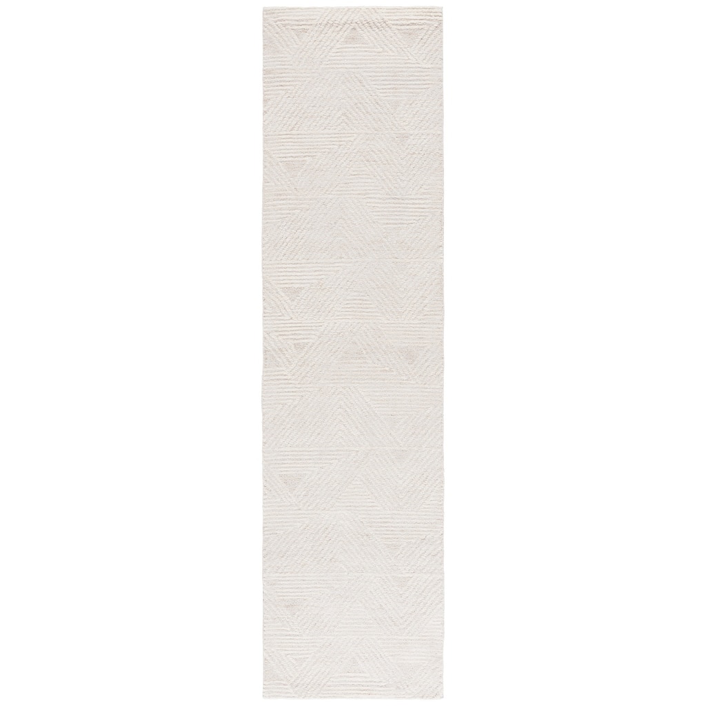 SAFAVIEH Handmade Ebony Julya Geometric Wool Rug