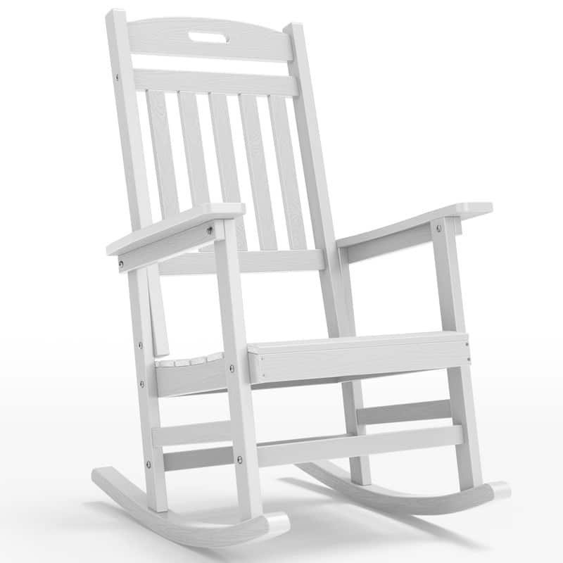 WINSOON All Weather Outdoor Rocking Chair