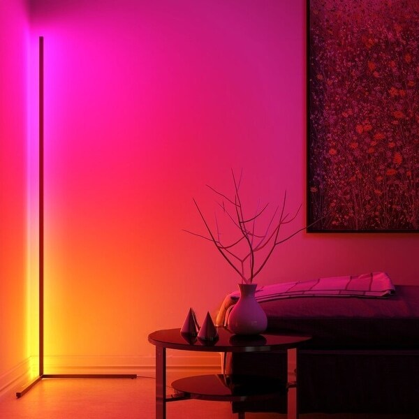 Colorful Floor Lamp-RGB Color Changing Mood Lighting for Party 