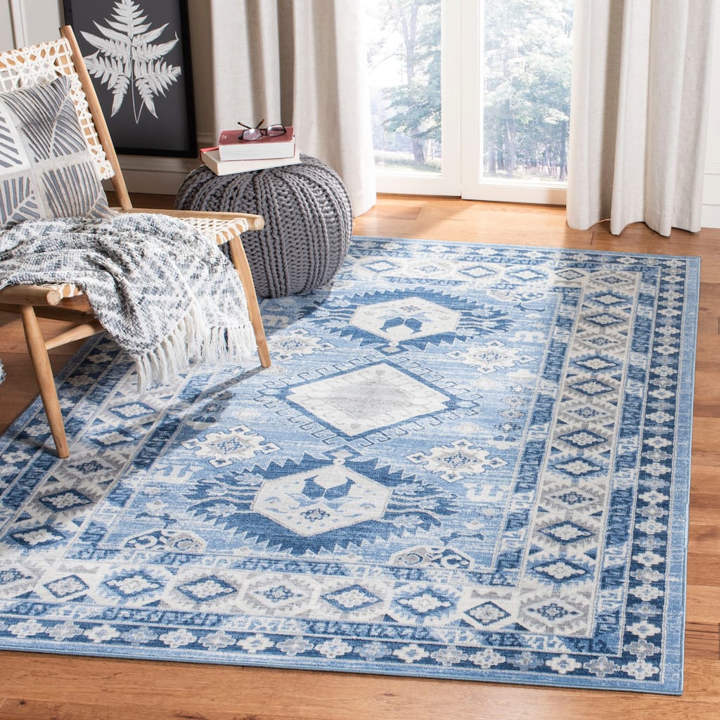SAFAVIEH Kazak Maribeth Diamond Medallion Rug