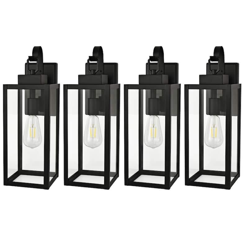 4 Pack 1-Light Outdoor Wall Sconce