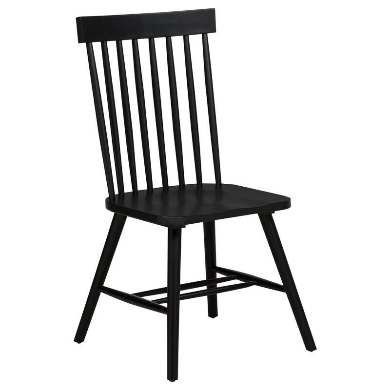 Andrews Windsor Spindle Back Dining Side Chair (Set of 2)