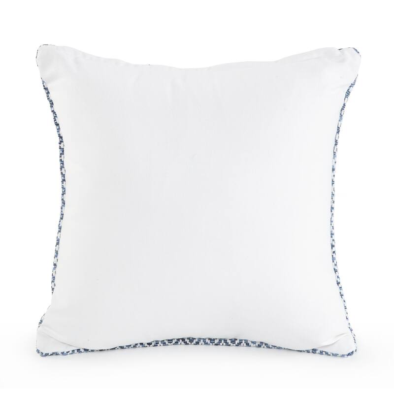 Sevita Seaside Chevron Natural Cotton Square 18"x18" Throw Pillow, Set of 2 or 4
