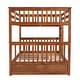 preview thumbnail 13 of 47, Full-Over-Full Bunk Bed with Ladders and Two Storage Drawers