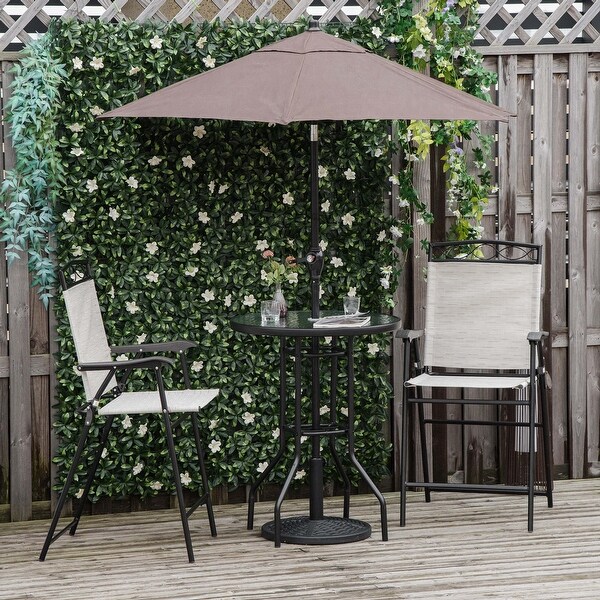 Patio furniture set with umbrella clearance outlet