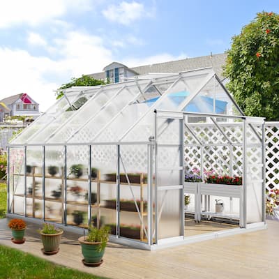 Moasis 8'/10' X 10'/12' Walk-in Hobby Greenhouse