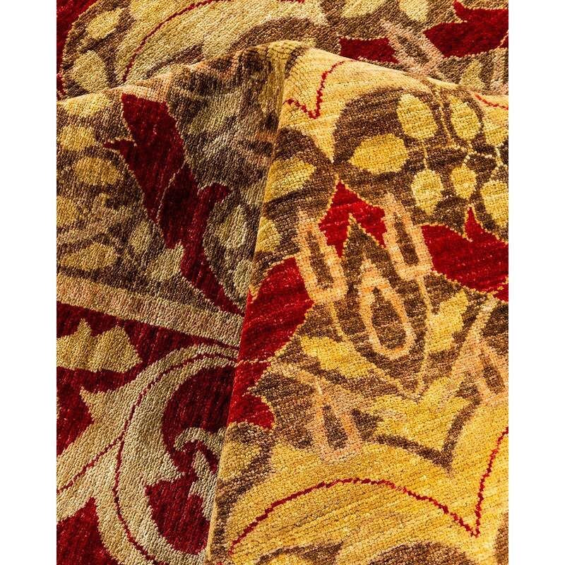 Overdyed, One-of-a-Kind Hand-Knotted Area Rug - Brown - 8' 2" x 10' 0"