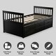 preview thumbnail 4 of 6, Alternative Twin Captain's Bunk Bed-Espresso