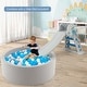 preview thumbnail 8 of 8, Costway 35.5" x 12" Soft Round Ball Pool for Toddlers & Baby with 200 - See Details