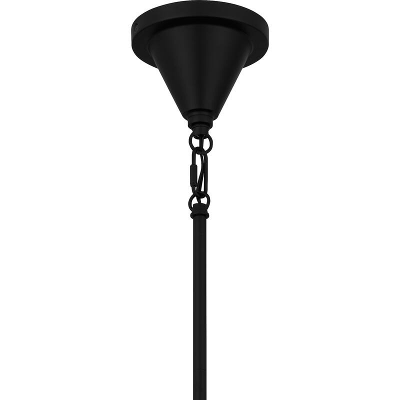 Hidalgo 1-Light Matte Black Mini Pendant Light
