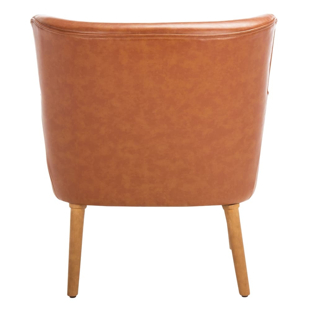 SAFAVIEH Paulina Accent Chair - 28" W x 30.3" L x 32.7" H - 28Wx30Dx33H