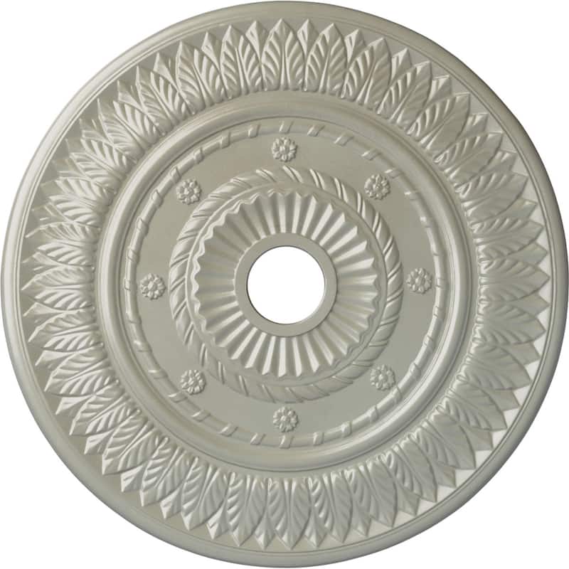 26 3/4"OD x 3 5/8"ID x 1 1/8"P Leaf Ceiling Medallion