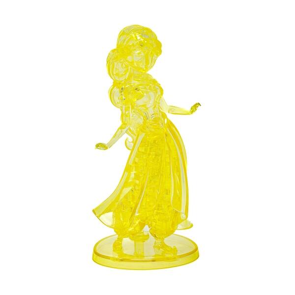 slide 2 of 5, 3D Crystal Puzzle - Disney Jasmine Yellow - 33 Pcs - N/A