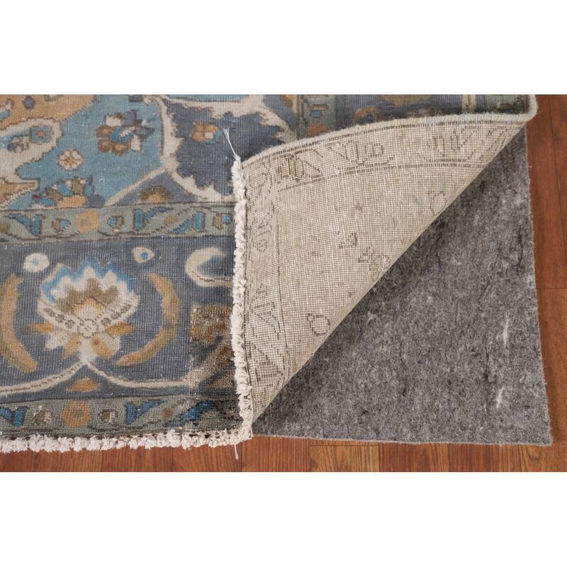 Tabriz Persian Vintage Rug Hand-Knotted Wool Carpet - 6'6"x 9'6"