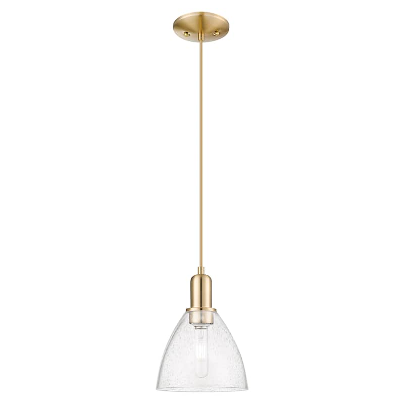 Innovations Lighting Endless Possibilities Arcadia - Bristol - 1 Light 8" Cord Hung Mini Pendant - Champagne Bronze/Seedy