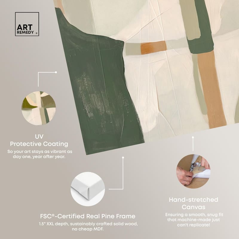 Soft Reverberations I Canvas by Art Remedy, Gallery Wrapped